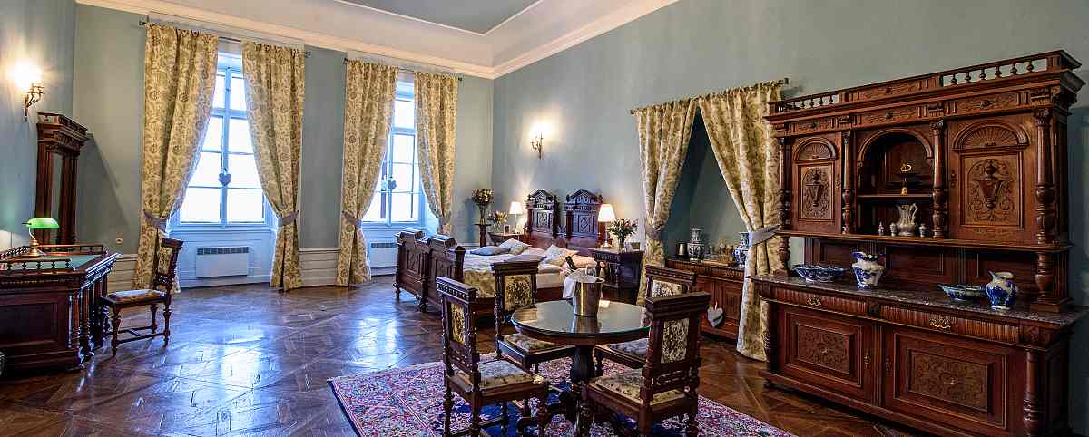 Zámecký pokoj Historismus detail