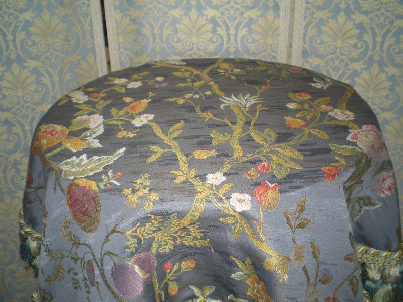 Ubrus s florálním dekorem - kulatý 90cm UB02