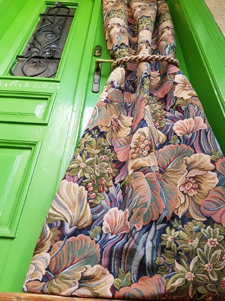 Florální art déco 1,5 metru
