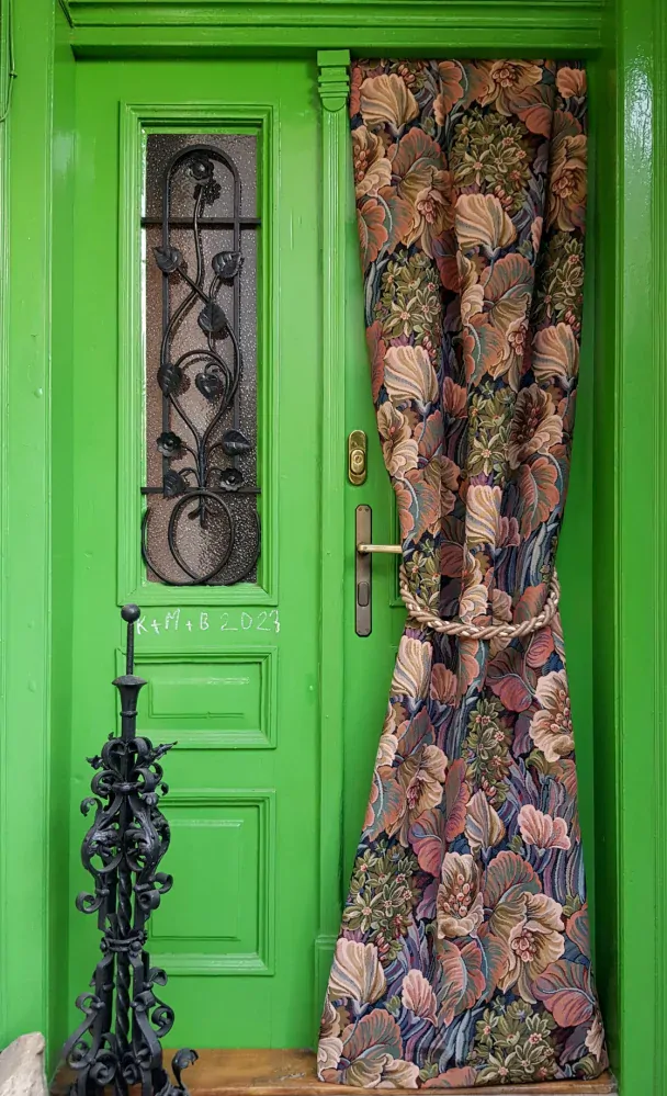 Florální art déco 1,5 metru