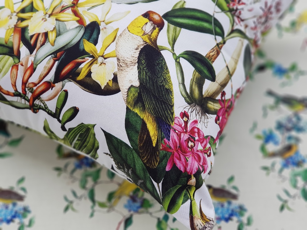 Papoušci a orchideje  OP208