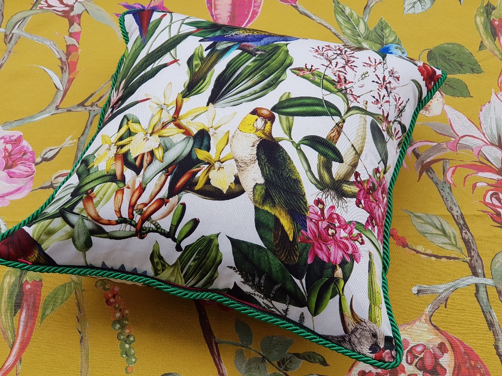Papoušci a orchideje OP207