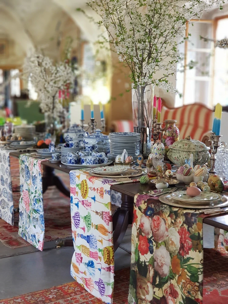 Orientální zahrada a čínský porcelán 1m